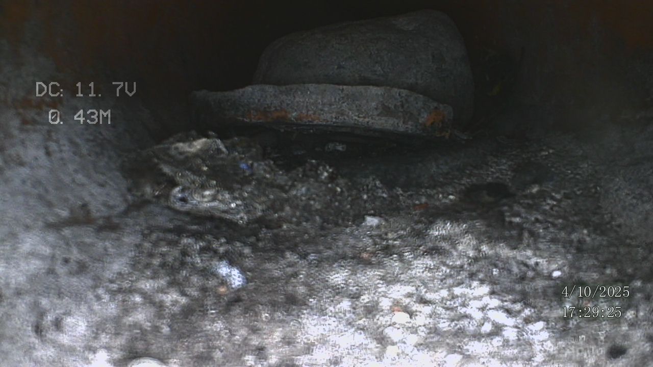 Rohrkamera-Aufnahme: Rohrinspektion